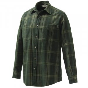 Manchester Corduroy košela - Green & Yellow Check