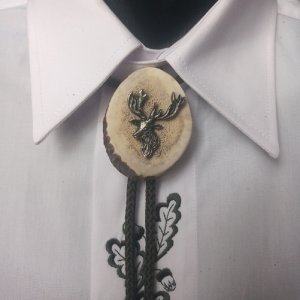 Poľovnícka kravata Bolo - Jeleň I