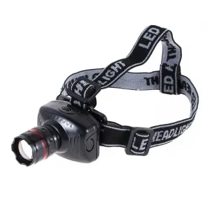 LED čelovka ZOOM čierna