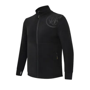 HP Logo Full Zip Fleece mikina - Black