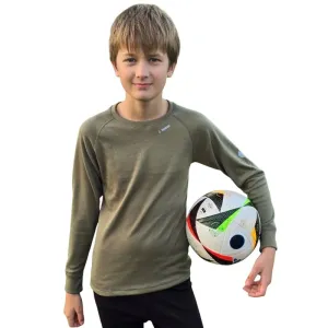 Detské tričko WOOL DLR zelené