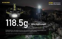 Nitecore HC68 - Svietidlo čelovka