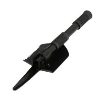 PETREQ skladacia Tactical MINI lopatka s puzdrom - čierna