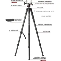 BOG Strelecká palica Deathgrip Infinite Tripod Carbon Fiber trojnožka