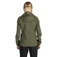 CORI dámska softshellová bunda - dark green