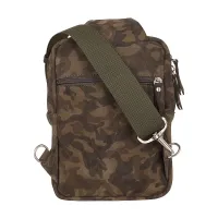 2wolfs PANDA Crossbody taška - Green Camo