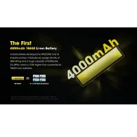 Nitecore 18650 Li-ion batéria 4000mAh