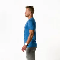 Northfinder CLINT tričko bluemelange