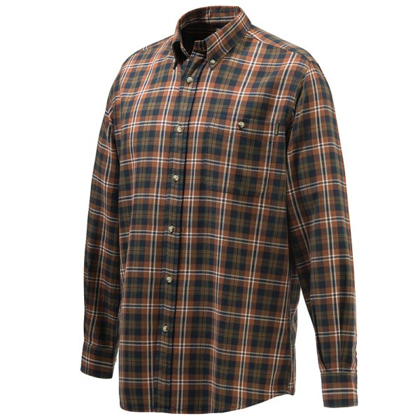 Wood Flannel košeľa - Tobacco