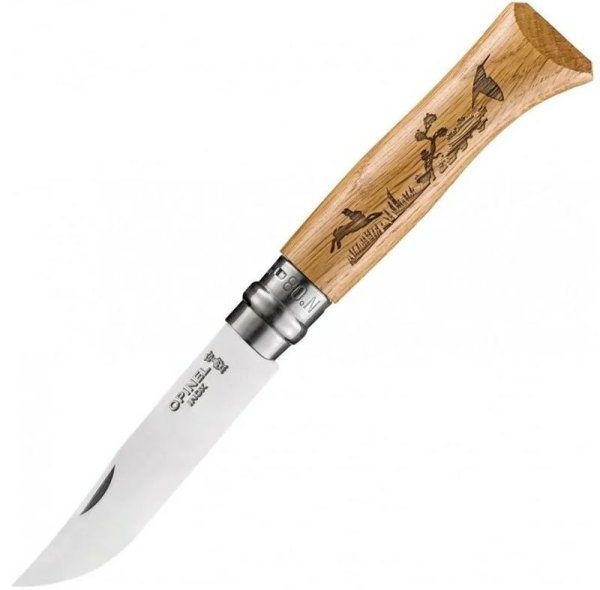 Opinel N08 Inox Animalia Hare 002333 nôž