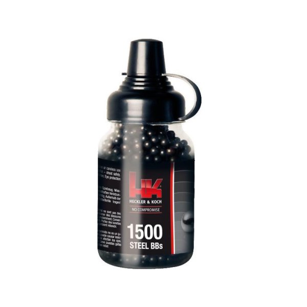Guličky oceľové Heckler & Koch 1500ks, kal. 4,5mm BB