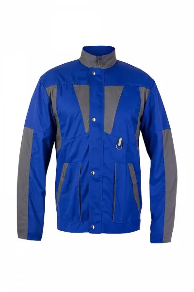 Pánska pracovná bunda DYNAMIC predĺžená blue/grey
