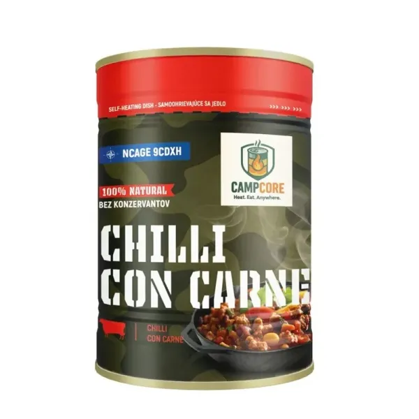 Konzerva Chilli con carne CampCore® / samoohrev