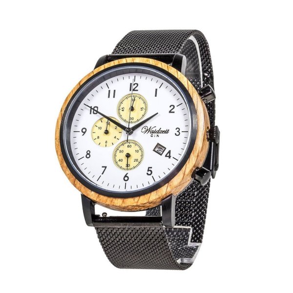 Gin Lemon Metal drevené hodinky